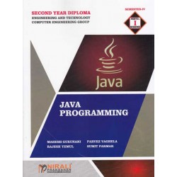 Nirali Java Programming MSBTE Second Year Diploma Sem 4