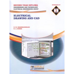 Nirali Electrical Drawing And Cad MSBTE Second Year Diploma