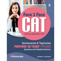 Arihant Face To Face CAT 27 years Section Wise And Topic