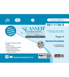 Scanner CA Intermediate Group 2 New Syllabus  Paper-5 Advanced Accounting | Latest Edition