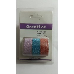 Craft Tape 15 mm x 3 m 3 Assorted Colors