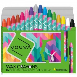 Crayons 1 Pack with  16 Shades Assorted Shades