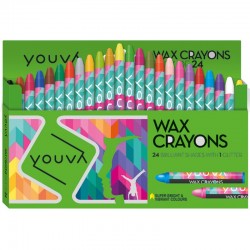 Crayons 1 Pack with  24 Shades Assorted Shades