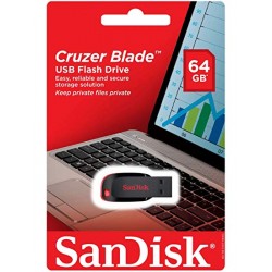 Sandisk 64GB Plastic USB 2.0 flash drive