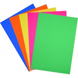 Craft Paper A4  80 gsm 100 sheets Plain Multicolour