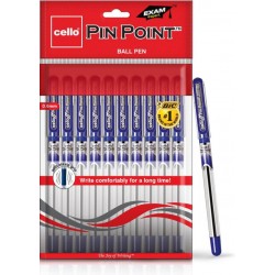 Ball Pen Pinpoint blue Pack of 10