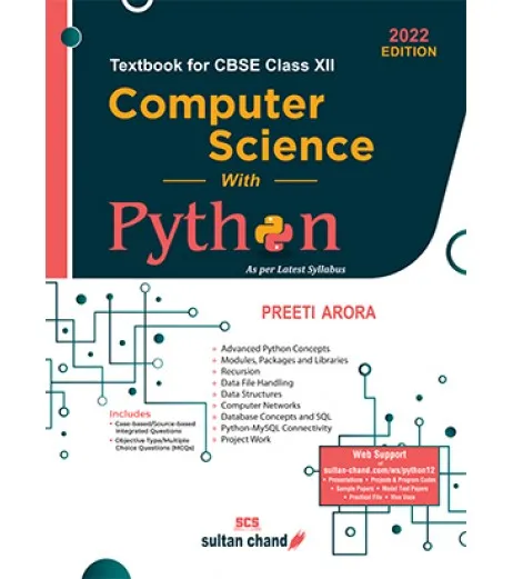 Computer Science With Python Class 12 By Preeti Arora | Latest Edition ...