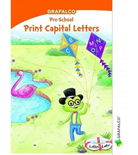 Grafelco PreSchool Print Capital Letters book  - SchoolChamp.net