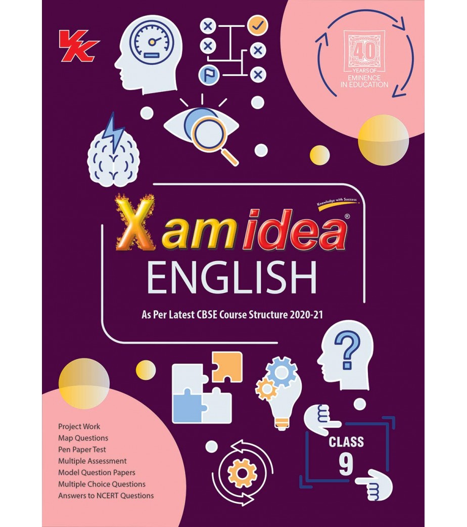 Xam Idea CBSE English Class 9  Latest Edition - Vk Publication