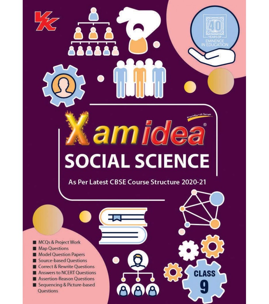 Xam idea CBSE Social Science Class 9  Latest Edition - Vk Publication