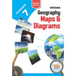 Chetana Geography Maps and Diagram Std 7