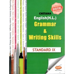 Chetana English (H.L.) Grammar And Writing Skills Std 9