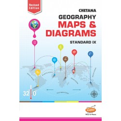 Chetana Geography Maps and Diagram Std 9