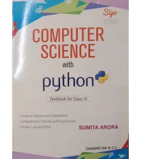 Computer Science with Python by Sumita Arora including Practical Books for Class 11