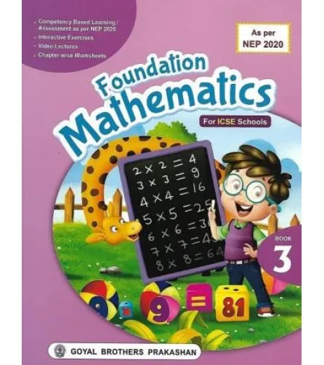 Buy Foundation Mathematics Icse As Per Nep 2020 Book For Icse Class 3 Online