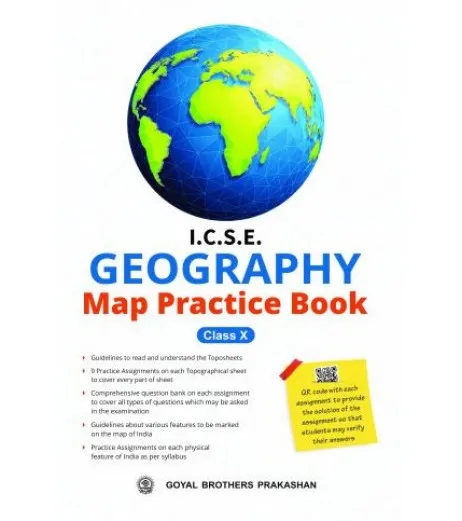 ICSE Geography Map Practice Book Class 10 | SchoolChamp