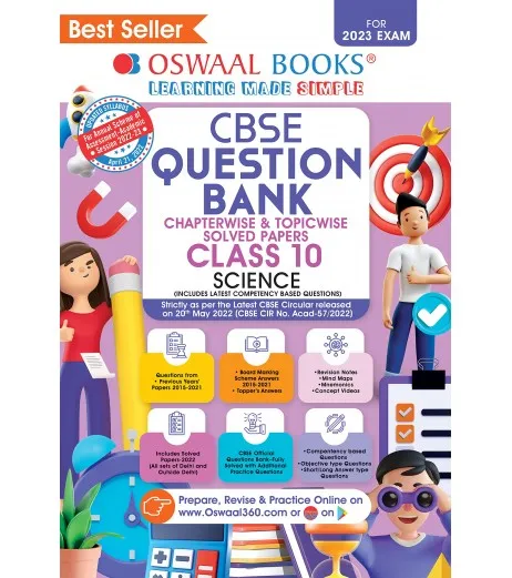 Oswaal CBSE Question Bank Class 10 Science | Latest Edition - Oswaal ...